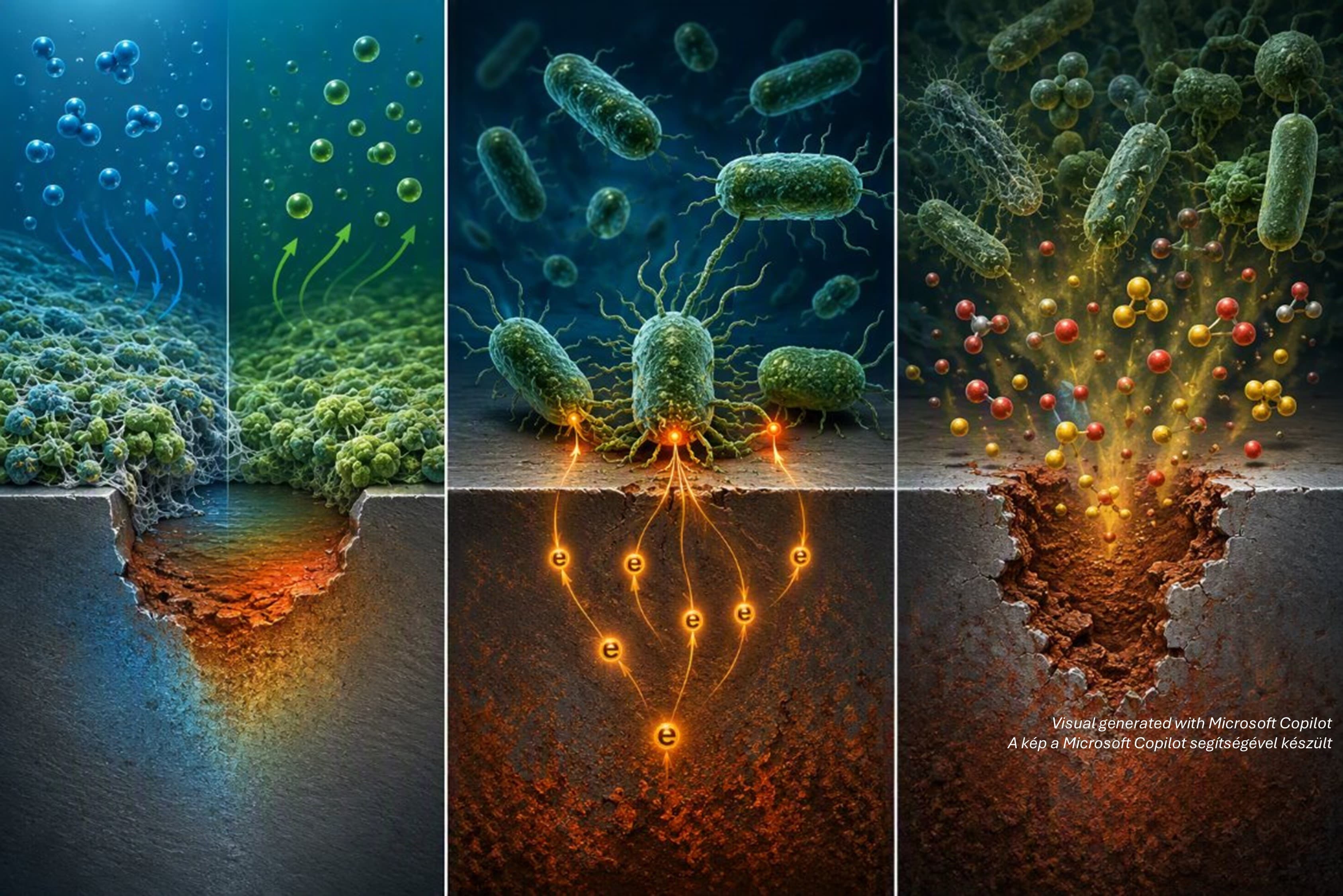 Microbiologically influenced corrosion / mikrobiális korrózió